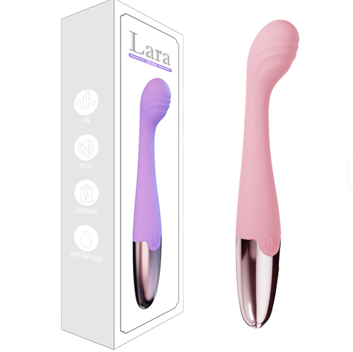 Рожевий вібростимулятор точки G та клітора, Вібратор із вигнутою головкою 18 см, Інтимні іграшки, фото 1