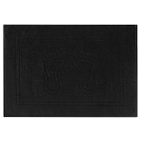 Рушник махровий для ніг Туреччина Hotel - Чорний 50*70 700 г/м² малюнок ніжки