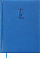 Щоденник датований 2026 (A5, жорстка обкладинка, світло-синій) Buromax Heraldry BM.21128-02