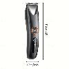 Машинка для стрижки волосся з 3 насадками, SURKER SK-607 / Акумуляторний тример з дисплеєм, фото 8