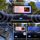 Автомагнітола Avylet 9.26" з CarPlay і Android Auto, 4K відеореєстратором, GPS, Bluetooth, FM, камерою заднього виду, універсальна, фото 3