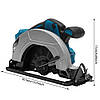 Ручна циркулярна пила 7'' + 2 АКБ / Дискова пила / Циркулярка акумуляторна / Пила циркулярна, фото 10
