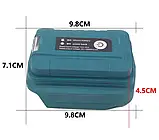 Адаптер перехідник ліхтарик USB + Type C повербанк для акумуляторної батареї Макіта 18-21В, фото 8