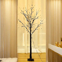 Світлодіодне дерево 1,8 м, 500 LED, від мережі, Теплий білий / Декоративне дерево з підсвіткою