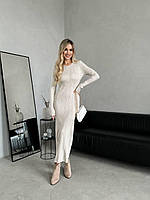 Трикотажное платье макси в размере 42-46.Турция!Люкс качество!