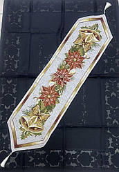 Новорічна доріжка ранер на стіл 35×145 см