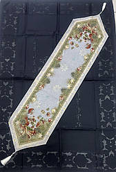 Новорічна доріжка ранер на стіл 35×145 см