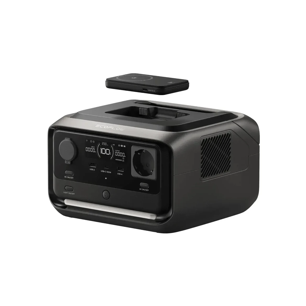 Портативна зарядна станція-повербанк EcoFlow RIVER 3 Plus Wireless 300 Вт. / 600 Номінальна / 1200 пік!