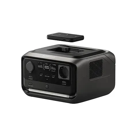 Портативна зарядна станція-повербанк EcoFlow RIVER 3 Plus Wireless 300 Вт. / 600 Номінальна / 1200 пік!, фото 1