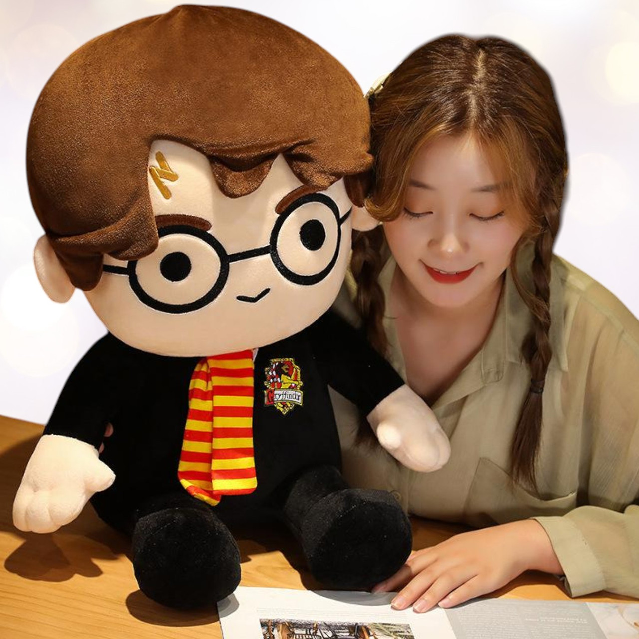 М'яка дитяча іграшка Гаррі Поттер 60см Подушка лялька плюшева для сну та ігор, фото 1