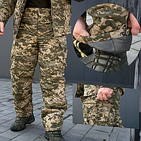 Зимові тактичні штани армійські польові теплі omni-heat штани військові піксель Rip-Stop