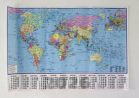 Календар А2 2026 рік Мапа Світу (144557)