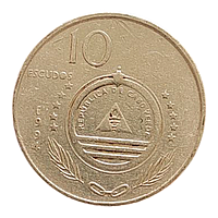 Кабо-Верде 10 ескудо, 1994 Птахи - Сіроголова альциона (halcyon leucocephala)