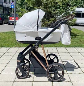 Універсальна коляска 2в1 Roan Ivi, White / ECO Rose Gold 2.0