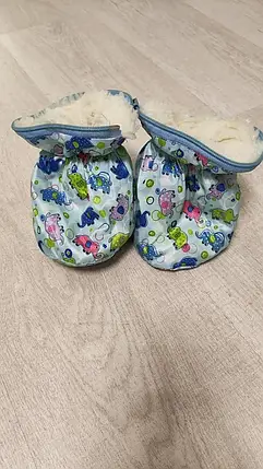 Дитячий зимовий комбінезон-трансформер на синтепоні з овчиною, фото 2