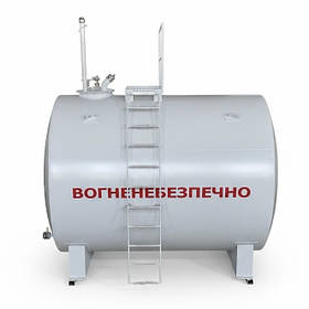 Ємність для зберігання палива 25 куб для зберігання палива на 25000 літрів у комплекті з кранами та підставкою