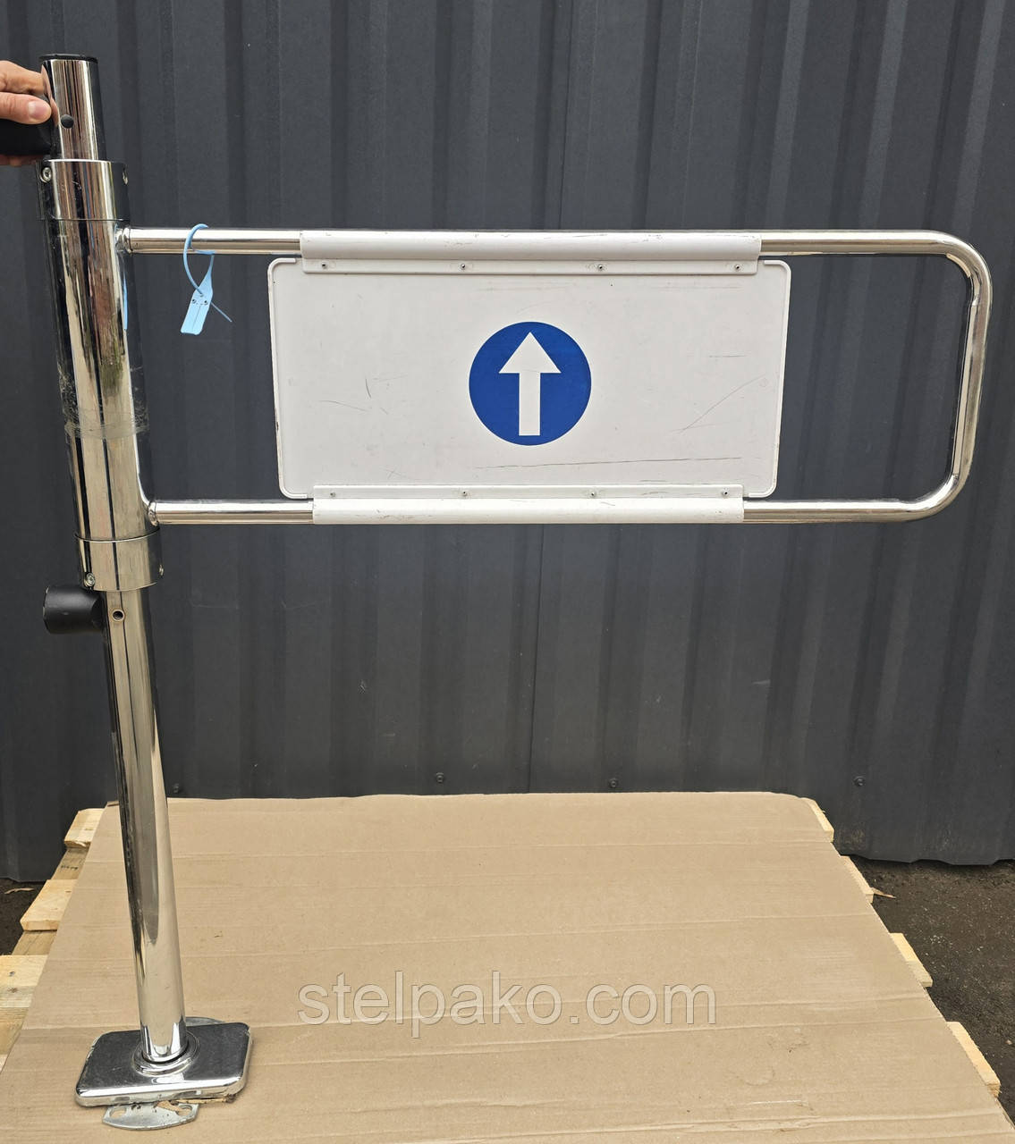 Вхідний турнікет механічний «Брамка», 100 см., лівий, Б/у, фото 1