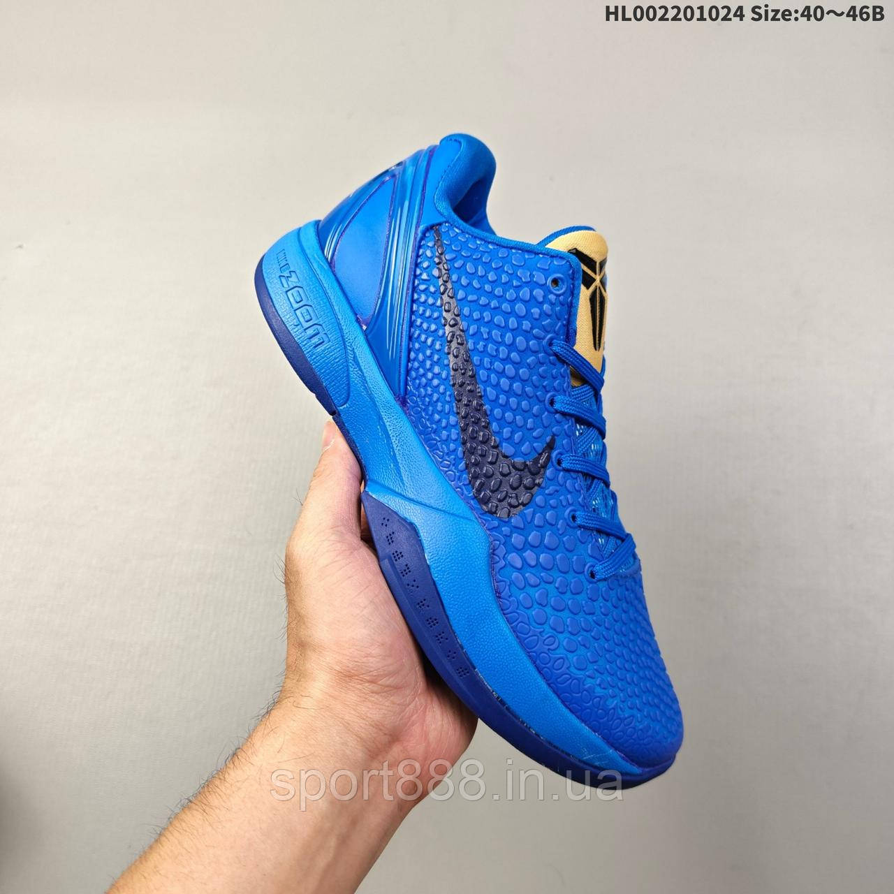 Під замовлення Eur40-46 Баскетбольные кроссовки Caitlin Clark x Nike Zoom Kobe 6 Protro Cookie Monster мужские, фото 1