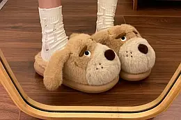 Нові яскраві цуценячі капці, кімнатні тапочки, жіночі  3D-собаки