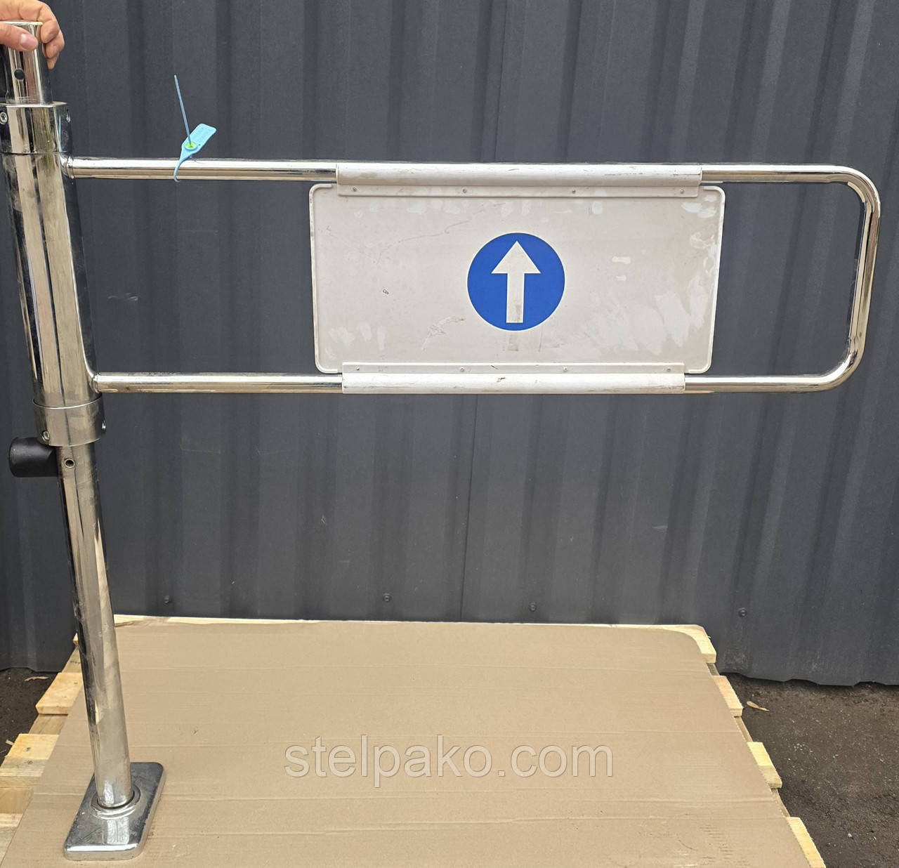 Вхідний турнікет механічний «Брамка», 100 см., лівий, Б/у, фото 1