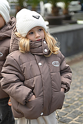 Куртка зимова для дівчинки 2577 | на ріст 104-140р.