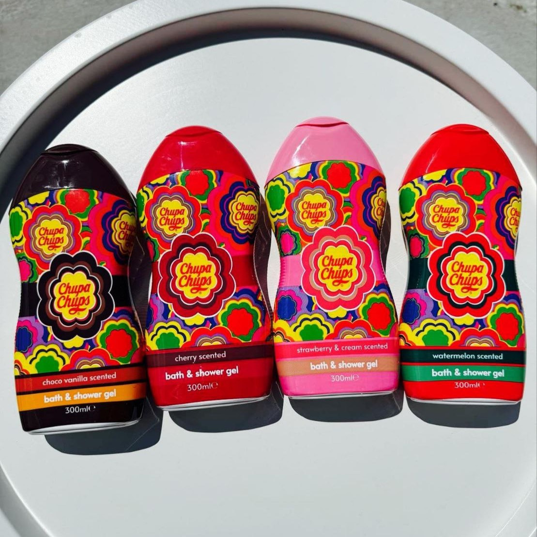 Гель для душу Chupa Chups 300 мл новий дизайн в асортименті, фото 1