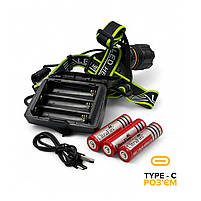 Налобний ліхтар BL-A13-3-P360, фото 2