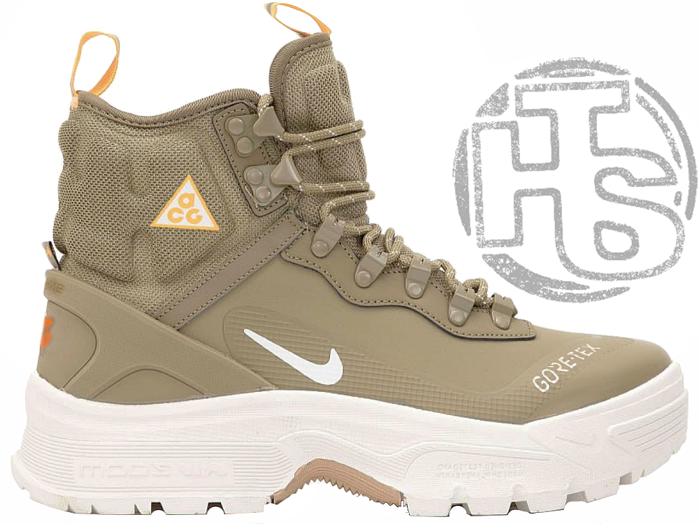 Чоловічі кросівки Найк Nike ACG Air Zoom Gaiandome Gore-Tex Khaki White DD2858-202, фото 1