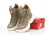 Чоловічі кросівки Найк Nike ACG Air Zoom Gaiandome Gore-Tex Khaki White DD2858-202, фото 3