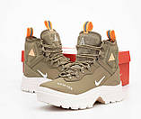 Чоловічі кросівки Найк Nike ACG Air Zoom Gaiandome Gore-Tex Khaki White DD2858-202, фото 7