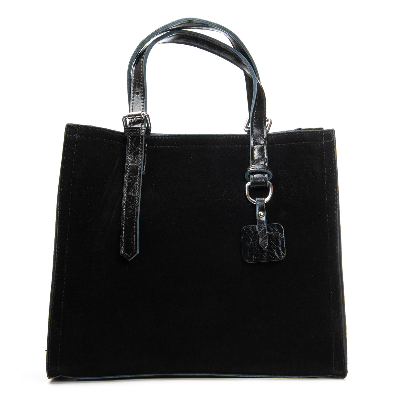 Сумка Женская Классическая замш 8800-1 black.Купити жіночі сумки гуртом і в роздріб із натуральної шкіри в Україні, фото 1