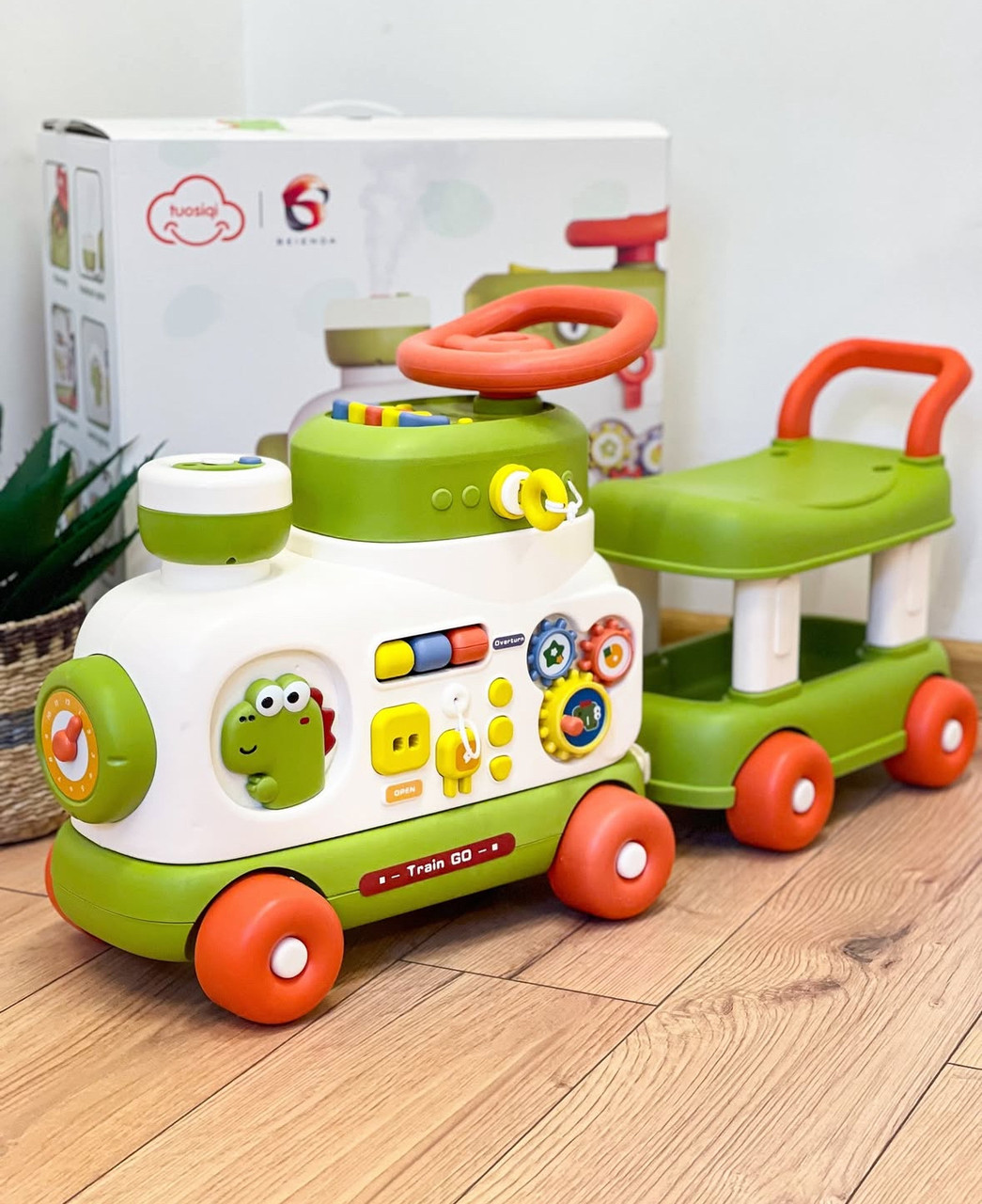 Ходунки-каталка T 921 A+ піаніно, звук, підсвічування, сортер, пар, фото 1