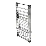 Складна металева сушарка для білизни, підлогова, модель 660130, універсальна для сушіння одягу, фото 2