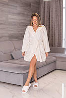 Жіночий домашній махровий халат, фото 4