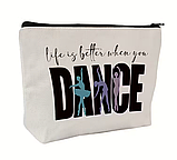 Косметичка на танці 22.5 см*16.5 см*4 см, фото 3