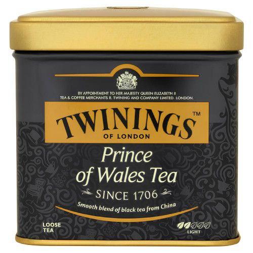 ОРИГІНАЛ! Чай чорний TWININGS  Prince of Wales Tea 100г у жестяній банці (Twinings Принц Уельський 100г)