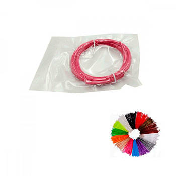 Стрижень запаска пластикова до 3D ручки 10 м рожевий 617870 G-Rich