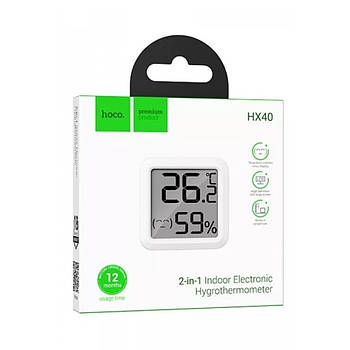 Датчик температури та вологості Hoco HX40