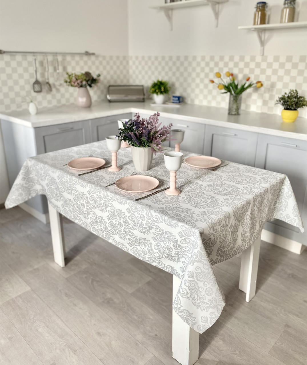 Скатертина водовідштовхуюча з тефлоновим покриттям  135х300 см., фото 1