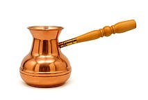 Джезва турка мідна для кави по турецьки Сторчай 550 мл для газової плити