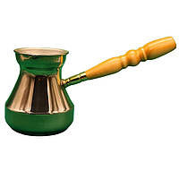 Джезва мідна Сторчай 250 мл для приготування кави по східному з ручкою цільнокатана