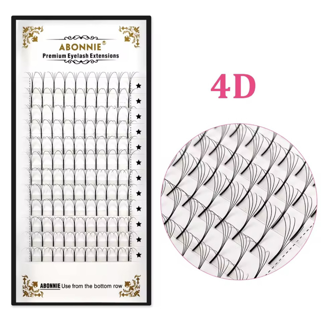 Пучкові вії мікс 4D