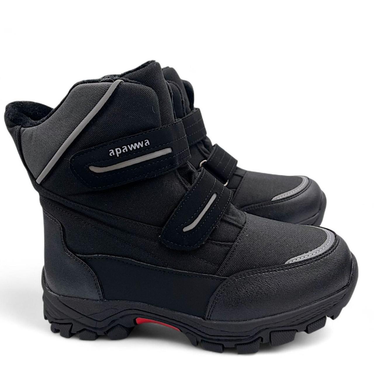Дитячі зимові чоботи для хлопчика Apawwa 33-38р, фото 1