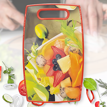 Пластикова обробна дошка з малюнком 37х23х1см X3-83/3722 Упаковка 2 шт.