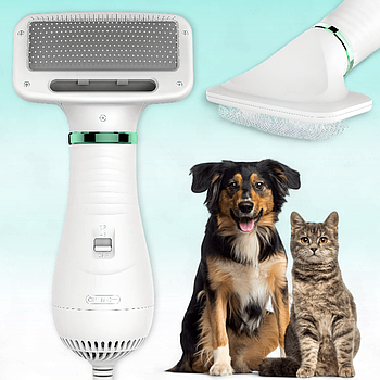 Фен-щітка для сушіння та розчісування вовни домашніх тварин WN-10
