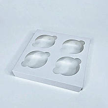 Вставки на 4 кекса (10 шт.) до коробки 170х170х90 мм