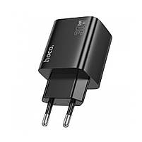 Мережевий зарядний пристрій HOCO N56 Fundador four-port PD30W (2С2А) charger Black, фото 3