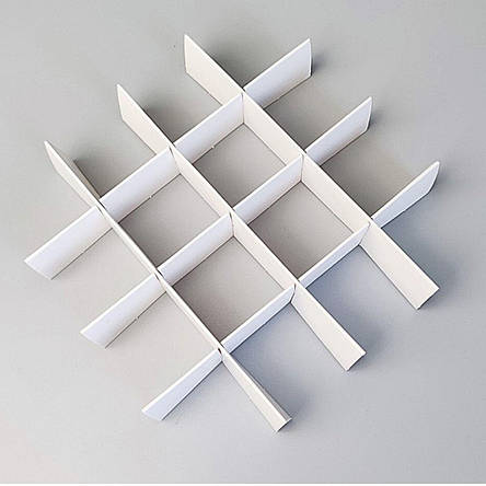 Вставка на 16 комірок (6х6 см, висота 3 см) в коробку 25х25х9 см, фото 2