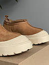 Капці уггі чоловічі коричневі зимові Ugg Tasman Hybrid Chestnut/Beige (19034), фото 5