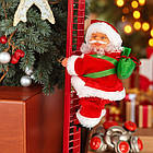 Музична іграшка Дід Мороз який​​​​​​​ піднімається по сходах з рухом вгору-вниз, фото 7